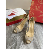 Louboutin-style red bottom shoes pure original high quality cl red bottom pure lust style high heels women's shoes - size high heels sandals banquet single product classy