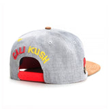 Trendy flat brimmed hat cheech republic cap cartoon bear
