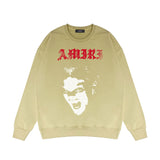 Amiri Sweatshirt Printed Trendy Pure Cotton