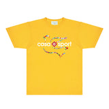 Casablanca T Shirts Fashion Print Street