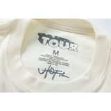 Travis Scott T Shirts Cactus Jack x Utopia Tour Utopia joint model Skeleton Soldier Print Short Sleeve