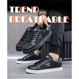 Louboutin-style red bottom shoes mencl red bottom easiest for match breathable sneakers all year roundcasual shoes fashiontrendy sneakers leather men's harajuku style shoes