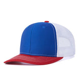 Trendy flat brimmed hat summer mesh breathable