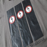 Marilyn Manson T Shirt Vintage Lightning Short Sleeve VTG Distressed Fog Loose T-shirt