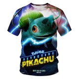 Men and Women Pokemon Pikachu T Shirt 3D Personalized Printing Fashion