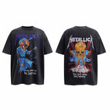 SAINT MICHAEL Vintage T Shirt Metallica James Alan Hetfield Short Sleeve