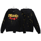 Sp5der Hoodie Cobweb Puff Print Pure Cotton