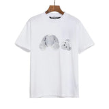 Palm Angels T Shirts Teddy Bear Printed T-shirt Loose