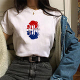 Stranger Things T Shirt Stranger Things Polyester Printed T-shirt Summer Loose Casual Women