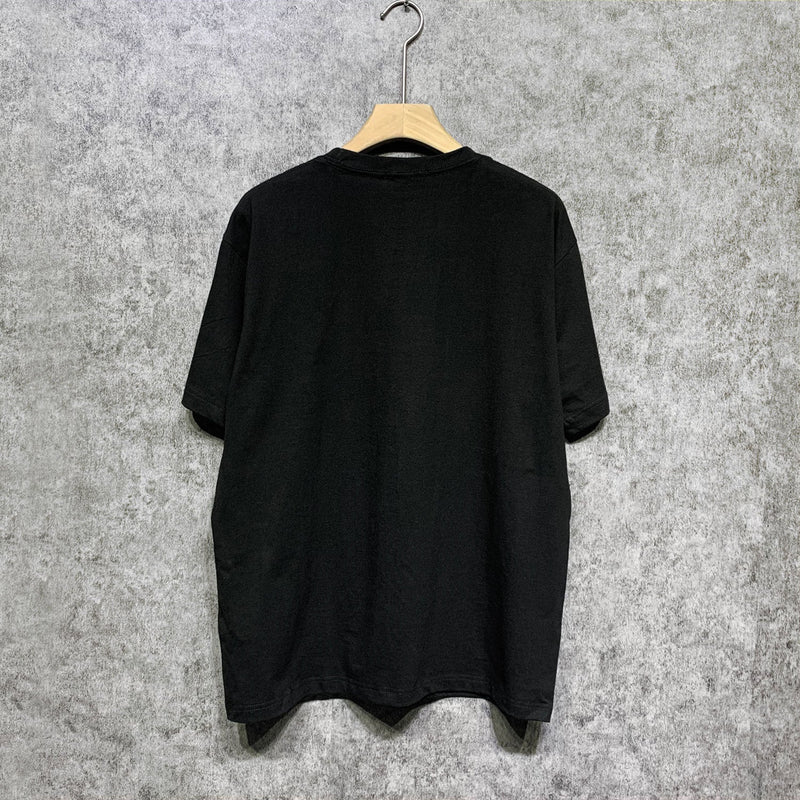 Amiri t shirts letter foam printing short sleeves