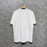 Amiri t shirts flame gold letterprinting short sleeves