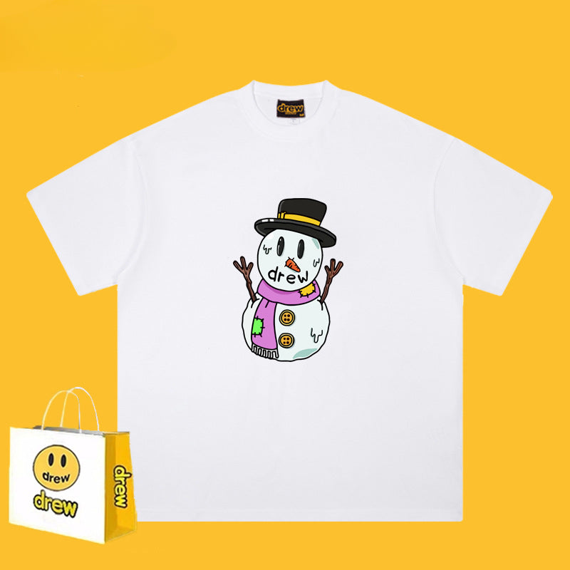 Drew T Shirts T-shirt Snowman Print
