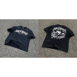 Men Vintage T-Shirts Vintage Washed Bieber Short Sleeves Vintage Casual