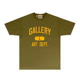 Gallery Dept T Shirt Retro Printed Loose Short-Sleeved Shirt