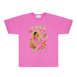 Casablanca T Shirts Fashion Print Street