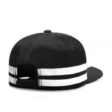 Trendy flat brimmed hat tres slick cap summer