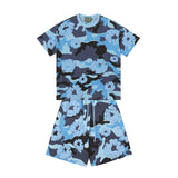 Denim Tears T shirt & Shorts 2 Piece Set Camouflage