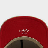 Trendy flat brimmed hat cartoon