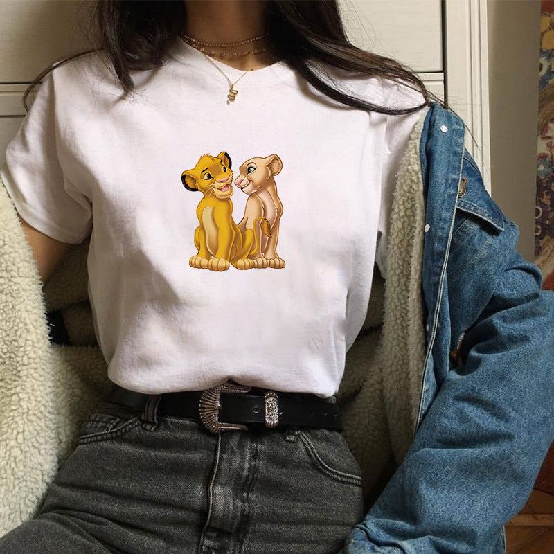 Stranger Things T Shirt Printed Polyester Crew Neck Women's T-shirt