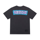 We11 Done T Shirts Graffiti Printing Summer Men's and Women's Casual Short Sleeve