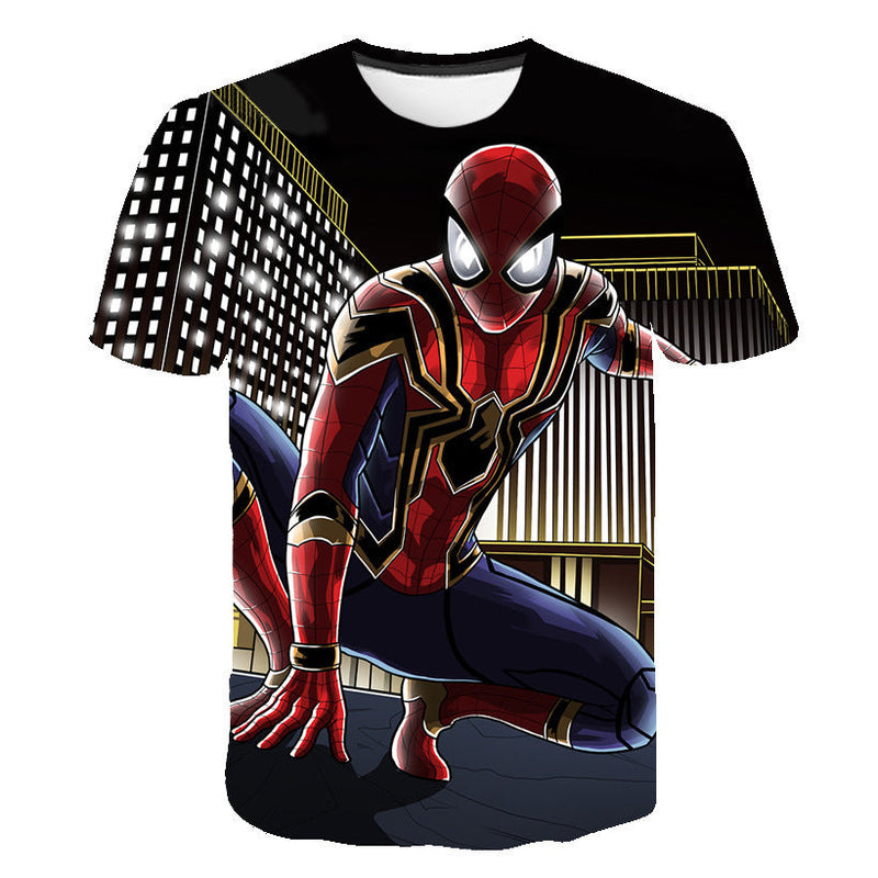 Marvel T Shirt Marvel T-shirt Men's Printed Couple Casual Short Sleeve Sports