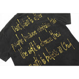 Unisex T-Shirts Saint Michael Casual Loose T-Shirt