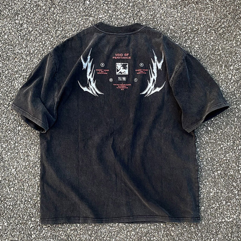 Men Vintage T-Shirts SAINT MICHAEL "VOID OF PENITANCE"