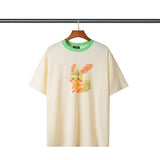 We11 Done T Shirts Loose Cartoon Pattern Men and Women Same Style Summer