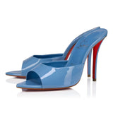 Louboutin-style red bottom shoes cmexport pointed toe cl high heels red super high heel women's stiletto open toe half drag red bottom sandals