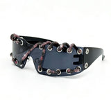 Trendy punk glasses retro