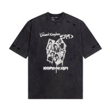 ERD T Shirts Printed Pure Cotton Loose Short Sleeve T-shirt