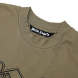 Palm Angels T Shirts Embroidered Letter Logo Short Sleeve T-Shirt
