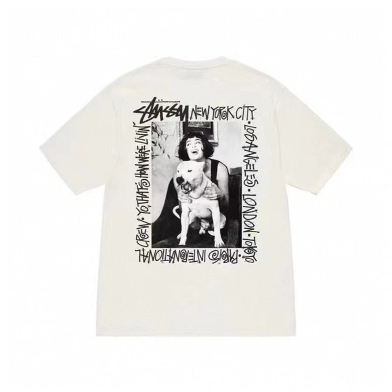 Stussy T Shirts Casual Versatile Loose T Shirts Couple