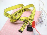 Off White Belt Magazine Canvas Belt