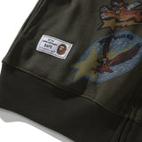 Bathing Ape Hoodie 15th Anniversary Hooded Sweater Men's Autumn and Winter Fleece Cardigan Zipper Shark Head Jacket