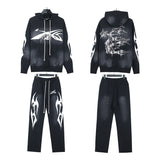 HS Hoodie And Pants Two-Piece Set