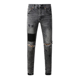 Purple Brand Jeans Pure Cotton High Street Trend #9102