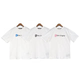 Palm Angels T Shirts Angel Alphabet Graffiti Print Short Sleeve T-shirt Half Sleeve