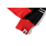 Shark Print Hoodie Camouflage Color Matching Men'S And Women'S Zipper Sweater Jacket