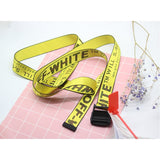 Off White Belt Magazine Canvas Belt