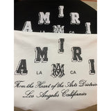 Amiri T Shirts Fashion Print Couple High Street