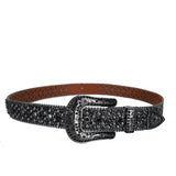 Hip-hop punk rhinestone belt unisex dark style