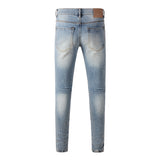 Purple Brand Jeans Pure Cotton High Street Trend #9101