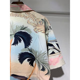 Amiri Shirt And Shorts 2 Piece Set Fashion Print Couple High Street