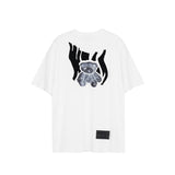 We11 Done T Shirts Luminous Flocking Bear Pattern Same Style for Men and Women