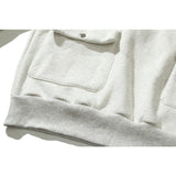 Kanye West Sunday Service Hoodie Vintage Fleece-Lined Hooded Multi-Pocket Thickened Hoodie