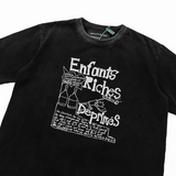 ERD T Shirts Summer Washed Old Short-Sleeved T-shirt