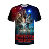 Stranger Things T Shirt 3D Printing Men's Summer