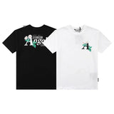 Palm Angels T Shirts Embroidery Letter Print Short-Sleeve Loose Casual