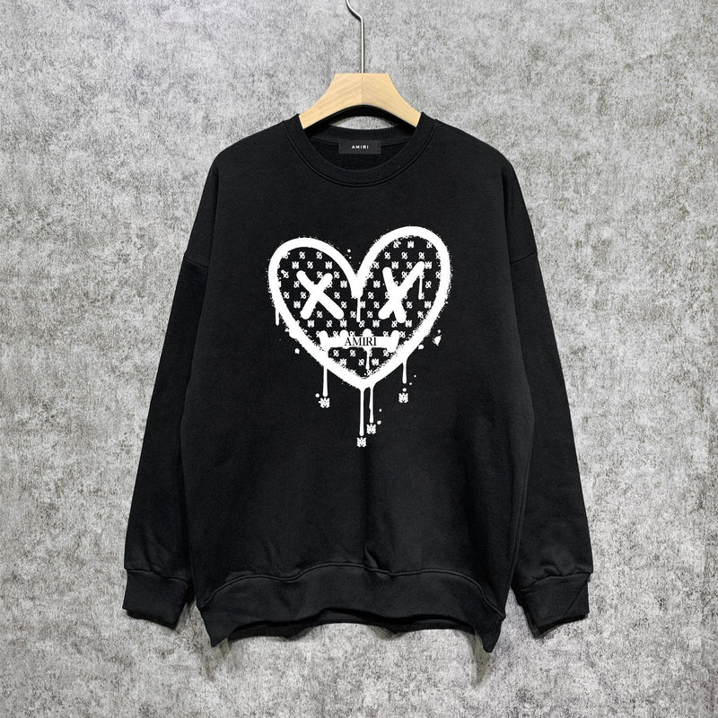 Amiri Sweatshirt Printed Trendy Pure Cotton